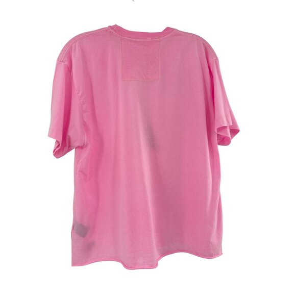 Aviator Nation Pink Long Sleeve Tee with Black Lightning Bolt - Picture 5 of 8